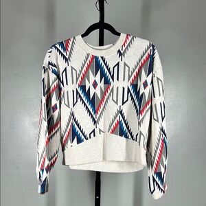 Geometric Patterned Women's Top